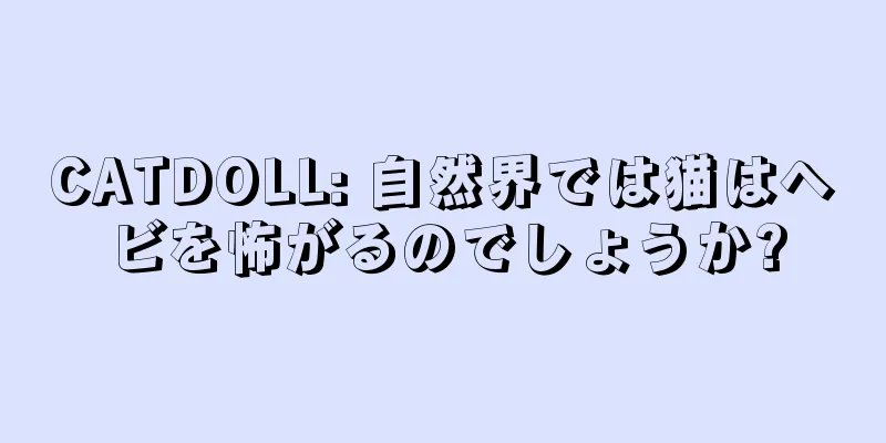 CATDOLL: 自然界では猫はヘビを怖がるのでしょうか?