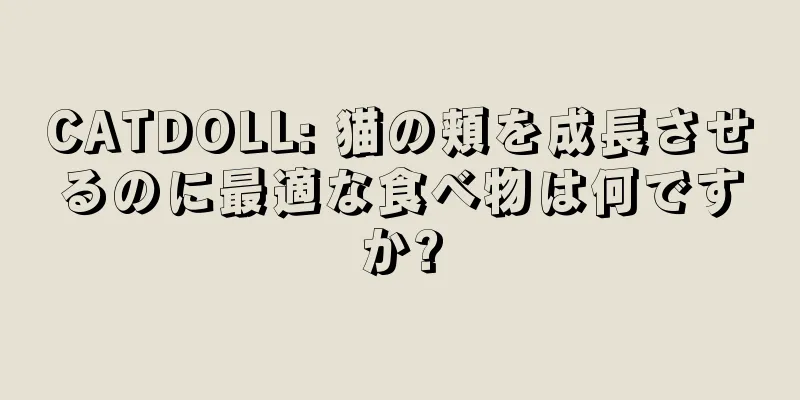 CATDOLL: 猫の頬を成長させるのに最適な食べ物は何ですか?