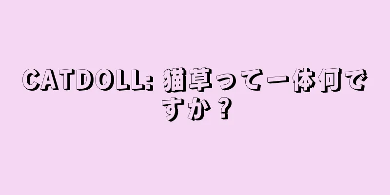 CATDOLL: 猫草って一体何ですか？