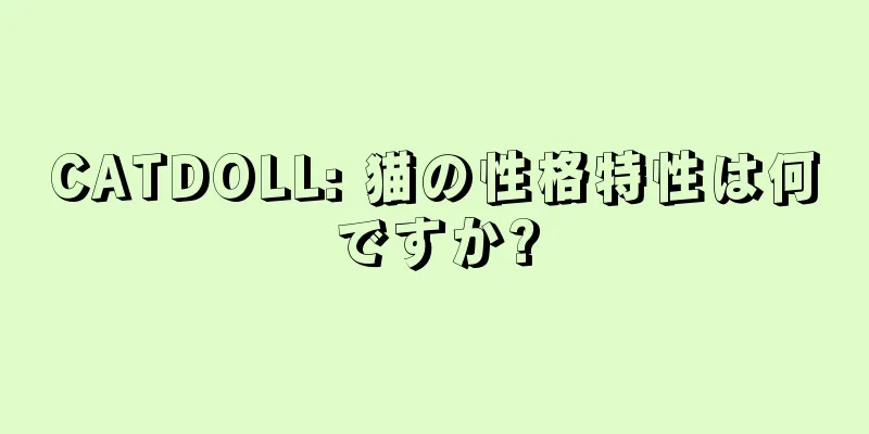 CATDOLL: 猫の性格特性は何ですか?