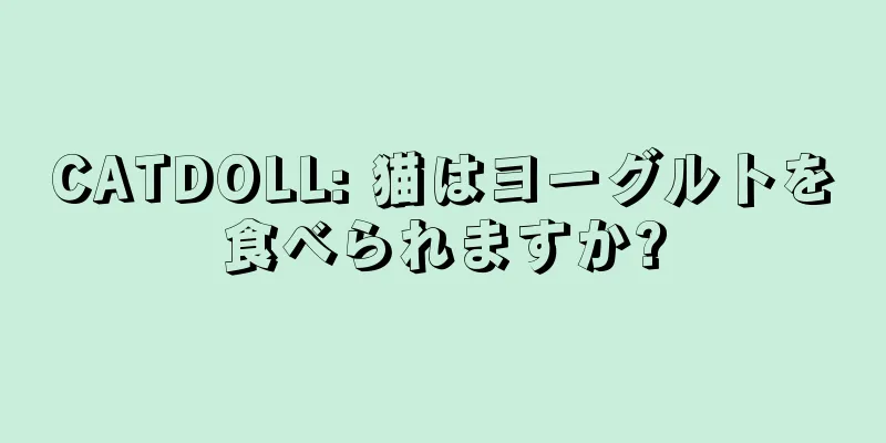 CATDOLL: 猫はヨーグルトを食べられますか?