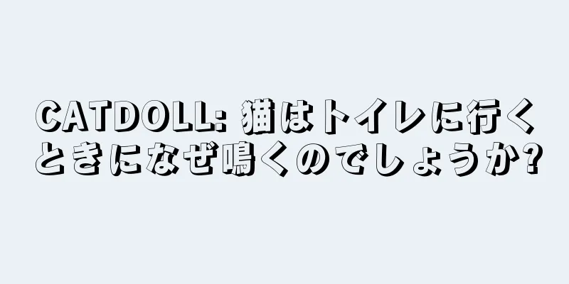 CATDOLL: 猫はトイレに行くときになぜ鳴くのでしょうか?