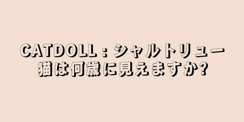 CATDOLL : シャルトリュー猫は何歳に見えますか?