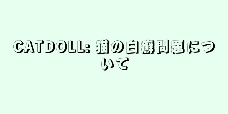 CATDOLL: 猫の白癬問題について