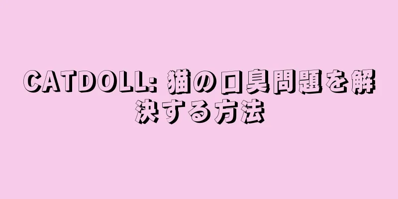 CATDOLL: 猫の口臭問題を解決する方法