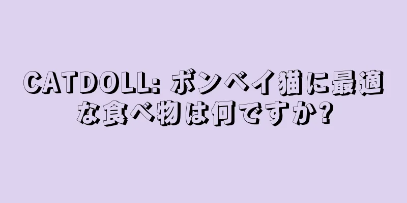 CATDOLL: ボンベイ猫に最適な食べ物は何ですか?