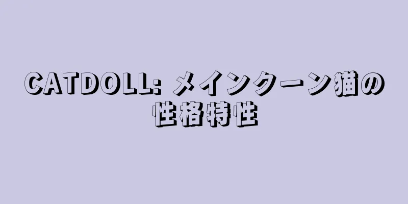 CATDOLL: メインクーン猫の性格特性