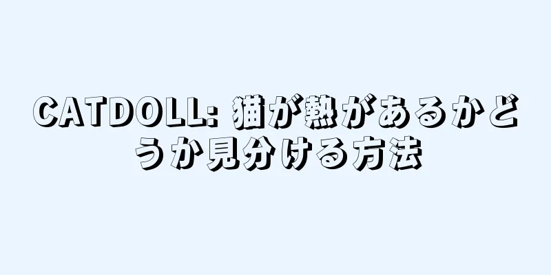 CATDOLL: 猫が熱があるかどうか見分ける方法