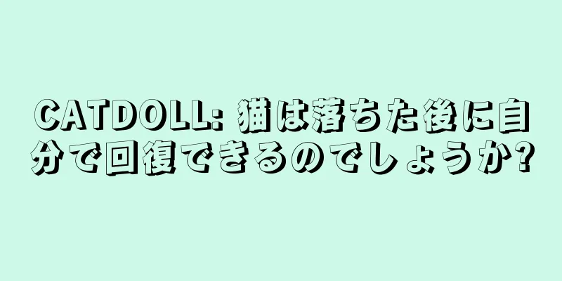 CATDOLL: 猫は落ちた後に自分で回復できるのでしょうか?