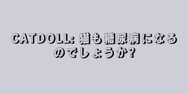 CATDOLL: 猫も糖尿病になるのでしょうか?