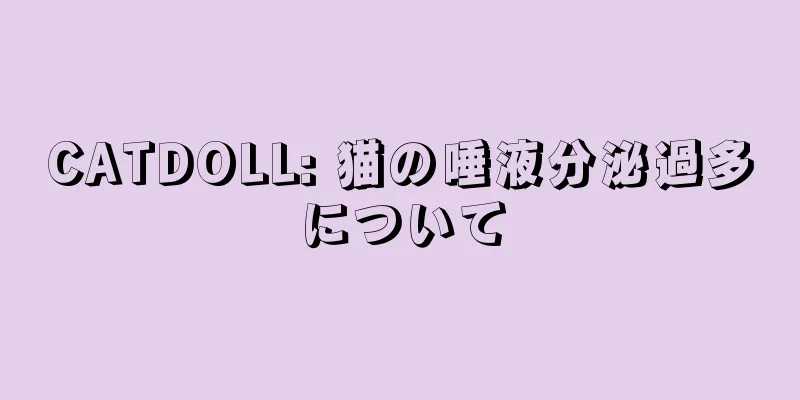 CATDOLL: 猫の唾液分泌過多について