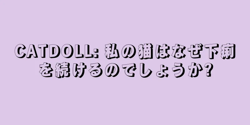 CATDOLL: 私の猫はなぜ下痢を続けるのでしょうか?