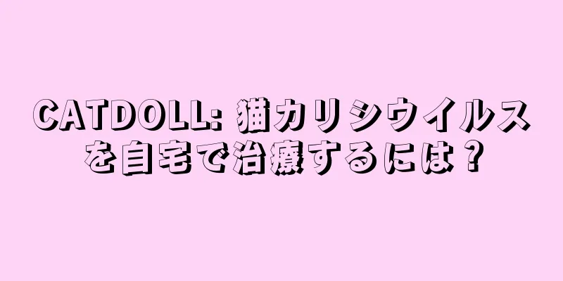 CATDOLL: 猫カリシウイルスを自宅で治療するには？