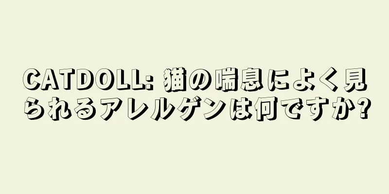CATDOLL: 猫の喘息によく見られるアレルゲンは何ですか?