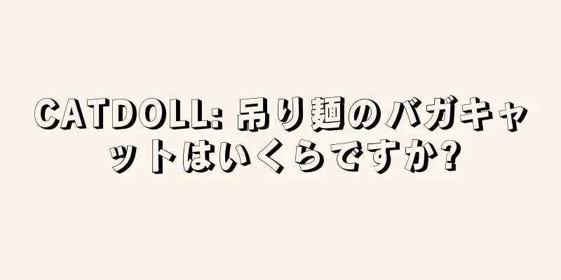 CATDOLL: 吊り麺のバガキャットはいくらですか?