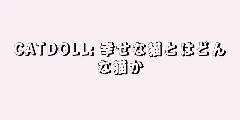 CATDOLL: 幸せな猫とはどんな猫か