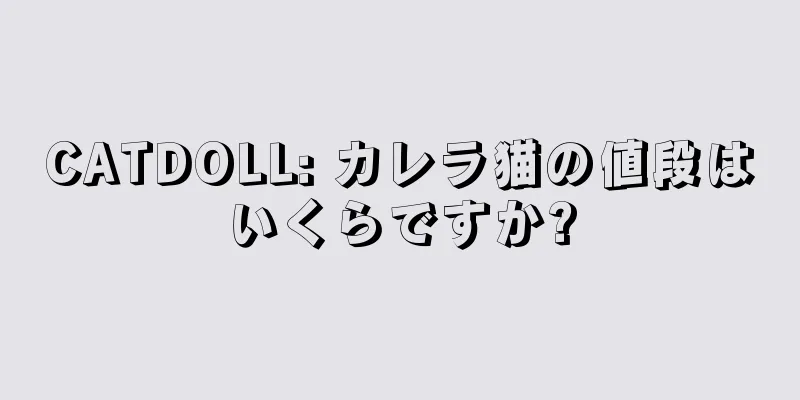 CATDOLL: カレラ猫の値段はいくらですか?