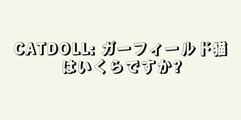 CATDOLL: ガーフィールド猫はいくらですか?