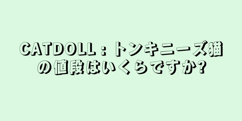 CATDOLL : トンキニーズ猫の値段はいくらですか?