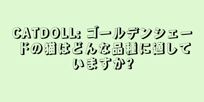 CATDOLL: ゴールデンシェードの猫はどんな品種に適していますか?
