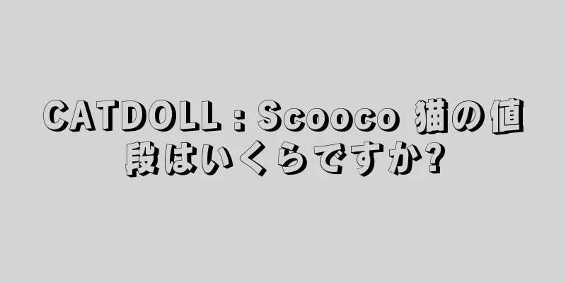 CATDOLL : Scooco 猫の値段はいくらですか?