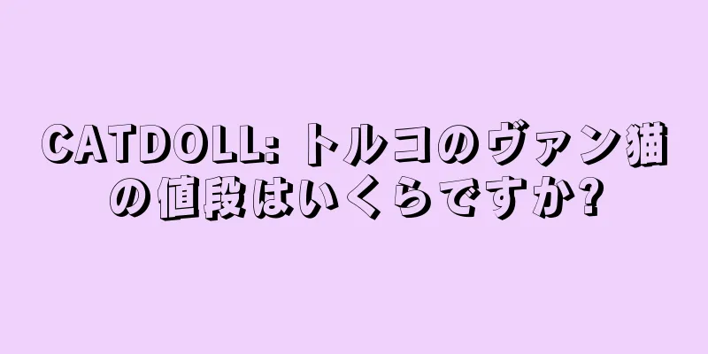CATDOLL: トルコのヴァン猫の値段はいくらですか?