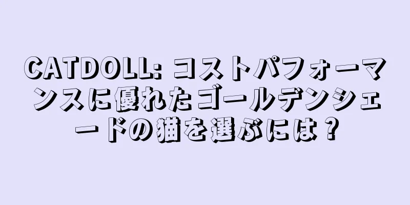 CATDOLL: コストパフォーマンスに優れたゴールデンシェードの猫を選ぶには？
