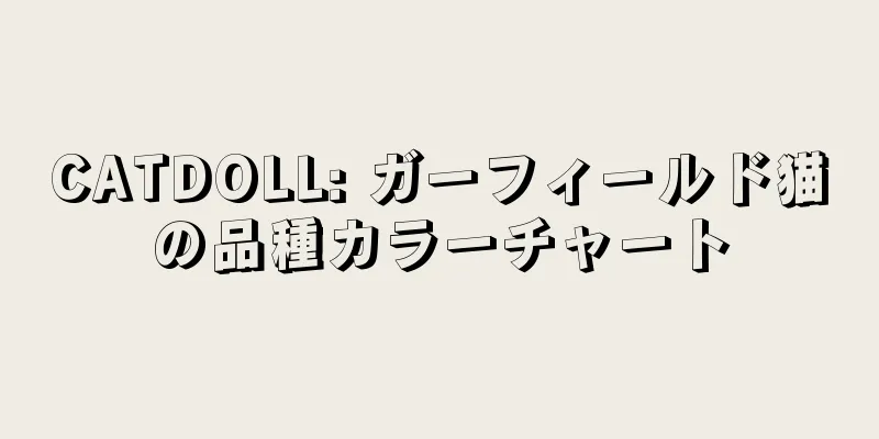 CATDOLL: ガーフィールド猫の品種カラーチャート