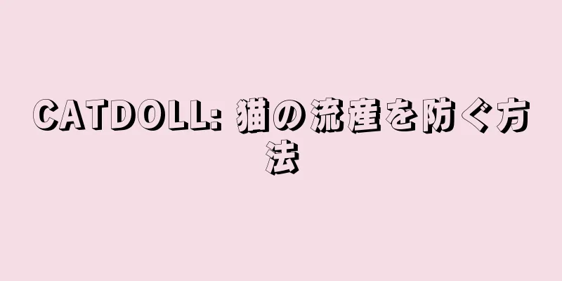 CATDOLL: 猫の流産を防ぐ方法