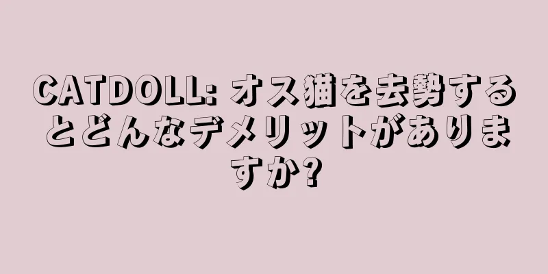 CATDOLL: オス猫を去勢するとどんなデメリットがありますか?