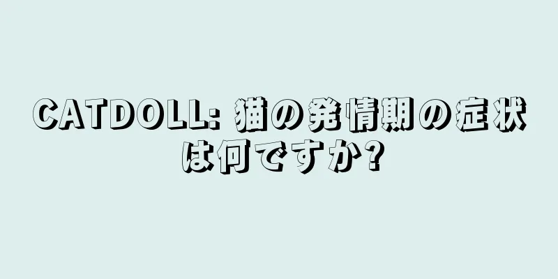 CATDOLL: 猫の発情期の症状は何ですか?