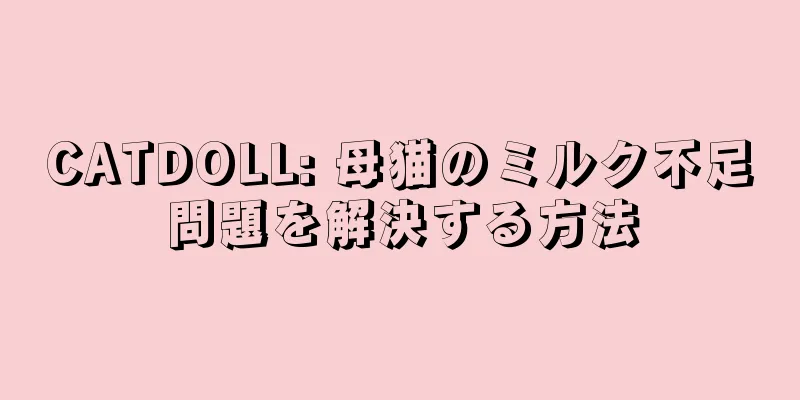 CATDOLL: 母猫のミルク不足問題を解決する方法