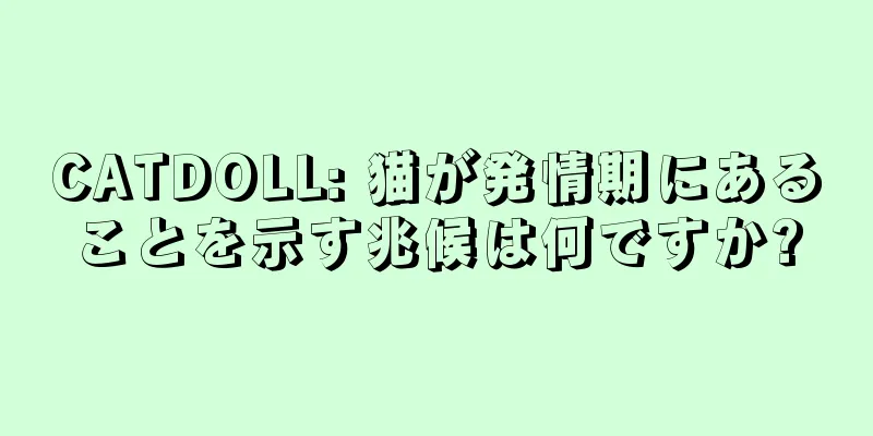 CATDOLL: 猫が発情期にあることを示す兆候は何ですか?