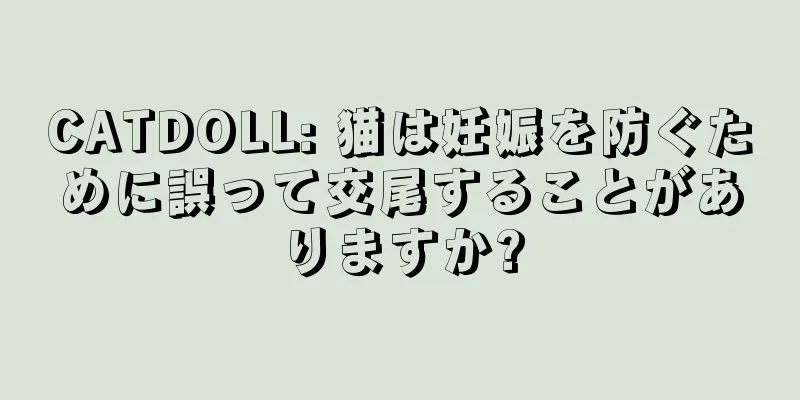 CATDOLL: 猫は妊娠を防ぐために誤って交尾することがありますか?