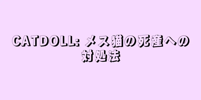 CATDOLL: メス猫の死産への対処法