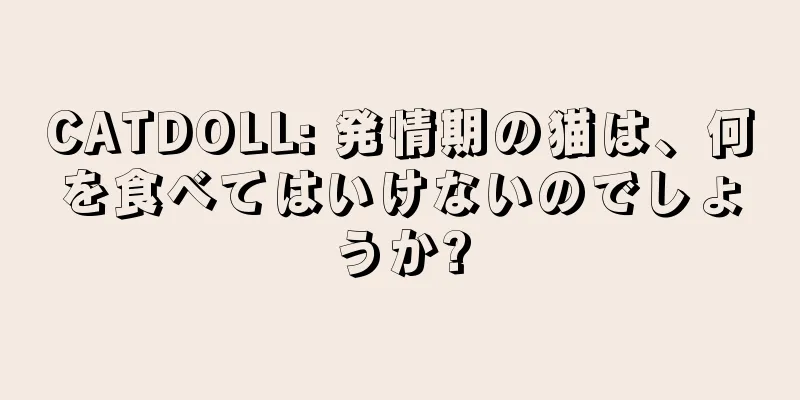 CATDOLL: 発情期の猫は、何を食べてはいけないのでしょうか?