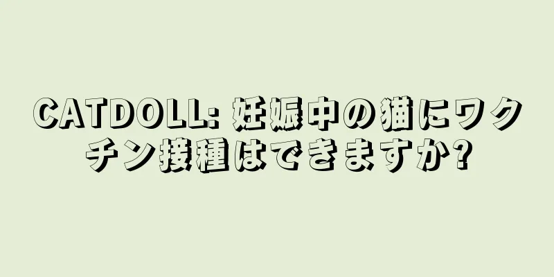 CATDOLL: 妊娠中の猫にワクチン接種はできますか?