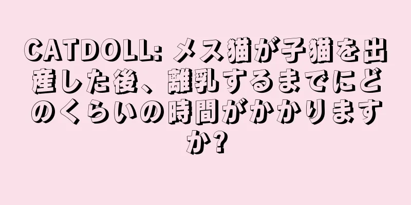 CATDOLL: メス猫が子猫を出産した後、離乳するまでにどのくらいの時間がかかりますか?