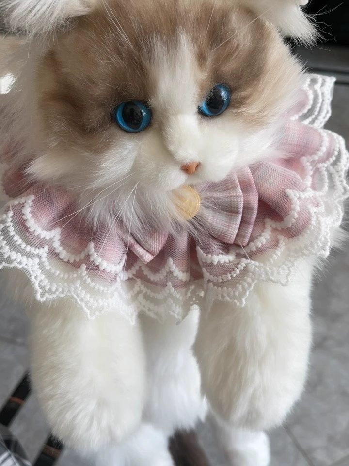 CATDOLLのリアル猫ぬいぐるみ：背負える布偶猫バッグ、誕生日プレゼントに最適な可愛いキャットドール